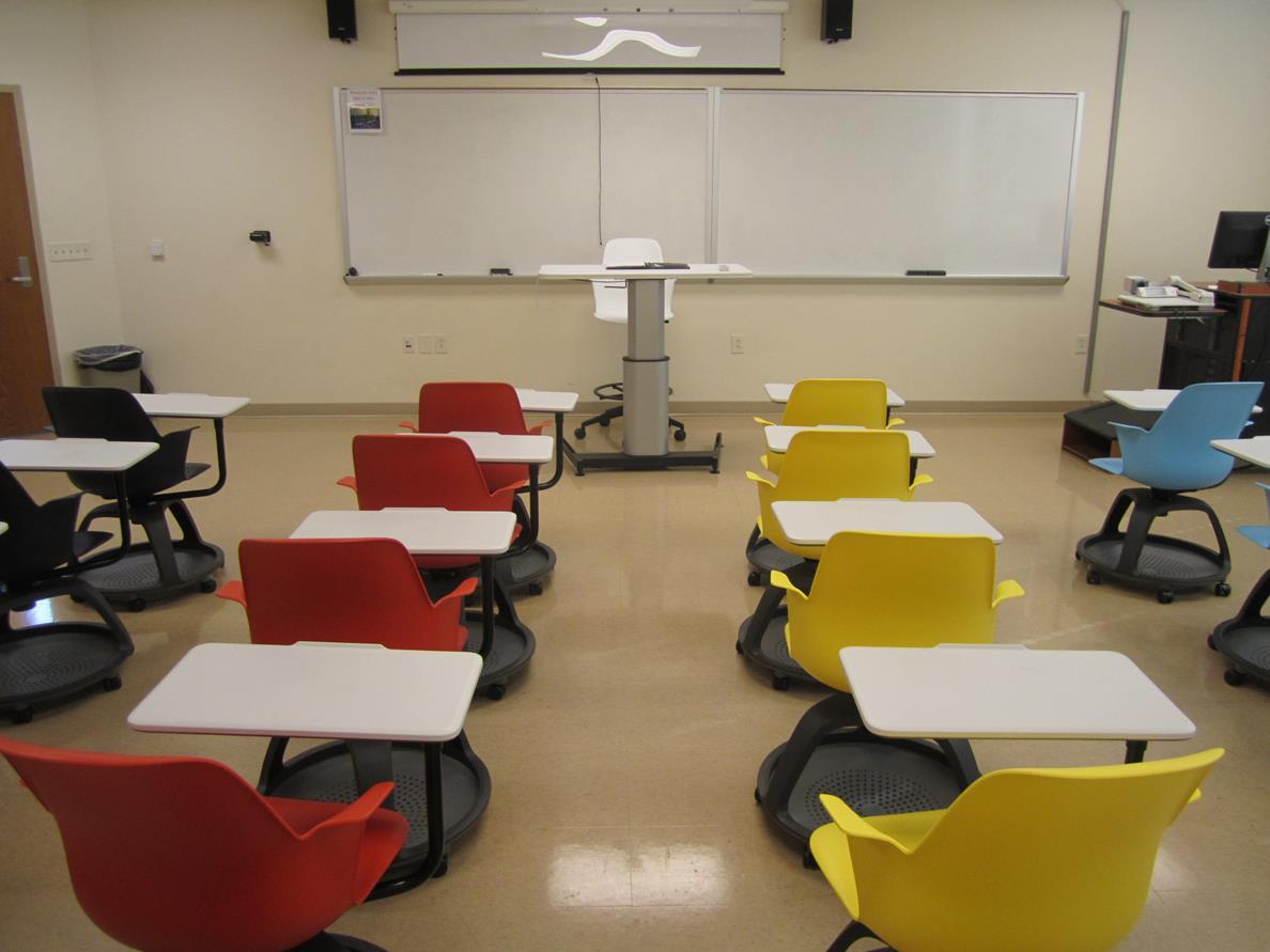 Northeast State Community College classroom with Node chairs by Steelcase