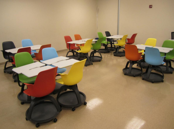 Northeast State Community College classroom with Node chairs by Steelcase
