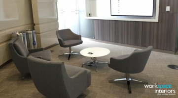 Eastman Corporate Business Center collaboration lounge area