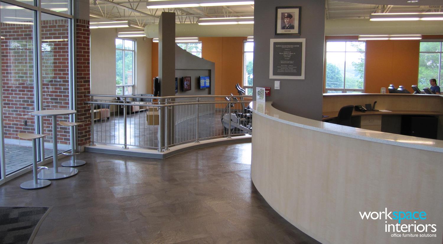 Milligan College Gilliam Wellness Center interior photo