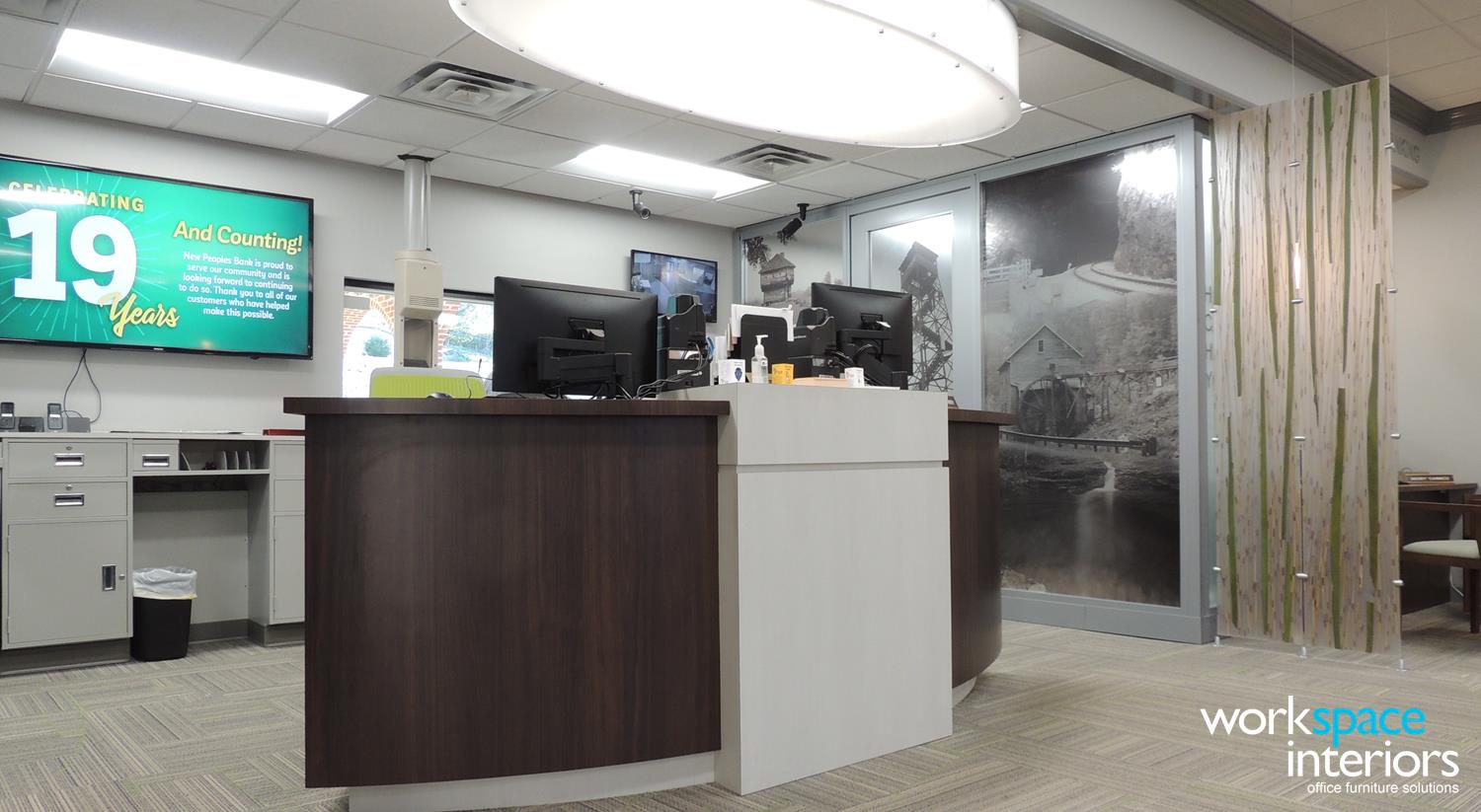 New Peoples Bank teller pod