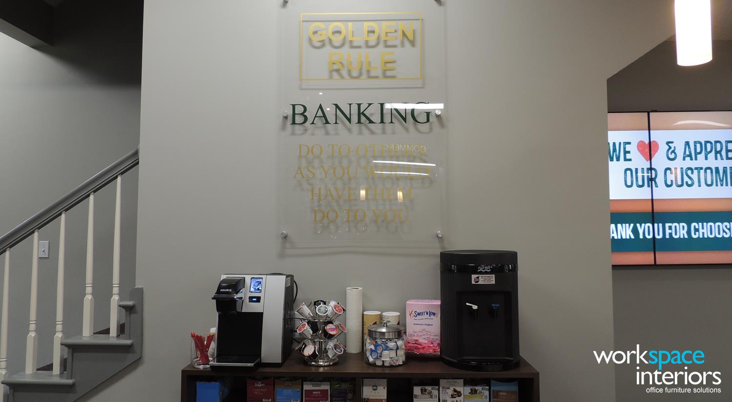 New Peoples Bank hospitality area