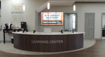 New Peoples Bank learning center desk