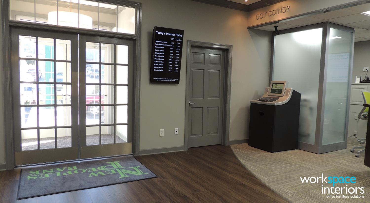 New Peoples Bank front entrance