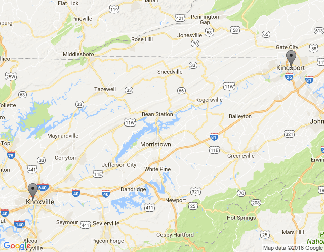 Tri Cities Tennessee Map | Living Room Design 2020