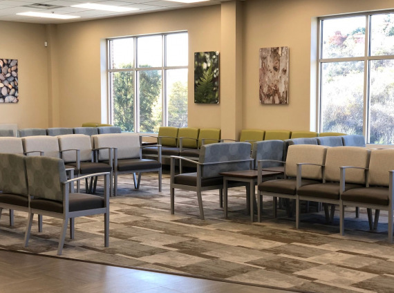 Watauga Orthopaedics patient waiting area