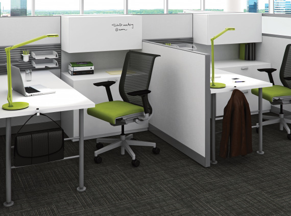 photo of kick panel system by steelcase