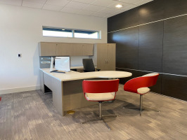 Tevet private executive suite with Payback desk system by Steelcase