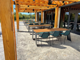 Clayton HomesClayton Homes Bistro work café provides communal space Bistro outdoor tables and seating