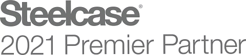 Steelcase Premier Partner logo for 2021
